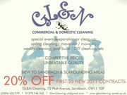 LOCAL CLEANING COMPANY - 20% DISCOUNT INTRODUCTORY OFFER