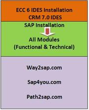 CRM 7.0 IDES| BW 7.0 | SEM 6.0 | IS Oil and GAS 6.0 IDES| SAP-Install 