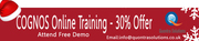 Online Training on Cognos  by 7+ Years Experienced Tutors- Quontra Sol