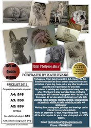 Portrait artist accepting commissions for 2015