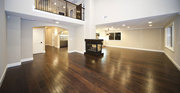 Walnut engineered wood flooring in London