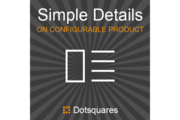 Simple product details on configurable product Magento Extension