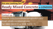 Are you Looking for Ready Mixed Concrete in London