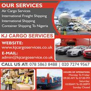 KJ Cargo Services | International Shipping Companies London