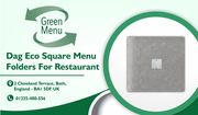 Dag Eco Square Menu Folders For Restaurant