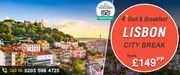 Book Now Lisbon City Breaks Just@£149pp