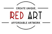 Red art - london canwas wall art & print