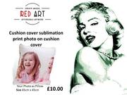 RED ART -  London Canvas Wall Art | Red Art| Camden Town