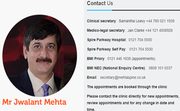 Orthopedic Spine Surgeon UK – Mr Jwalant S. Mehta