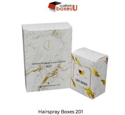 Custom hairspray boxes wholesale Make Your Own brand in USA