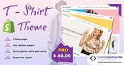 T Shirts Website Templates