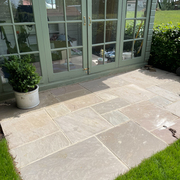 Raj Green Indian Sandstone Paving Slabs – Patio Pack