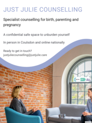 Specialist counselling for birth,  parenting and pregnancy