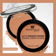 Matte Pressed Powder (Coffee) - Beauty Forever London