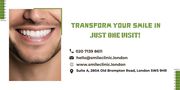 TRANSFORM YOUR SMILE IN JUST ONE VISIT! 