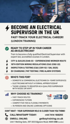 Become an Electrical Supervisor in the UK