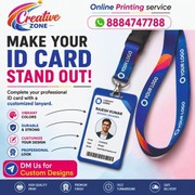 Creative Zone ID Card for Companies Schools Colleges Hospitals Ev